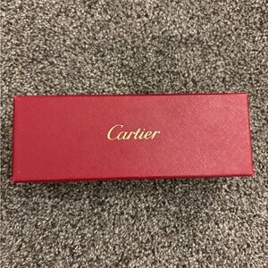 Cartier Red Box with Gold Logo